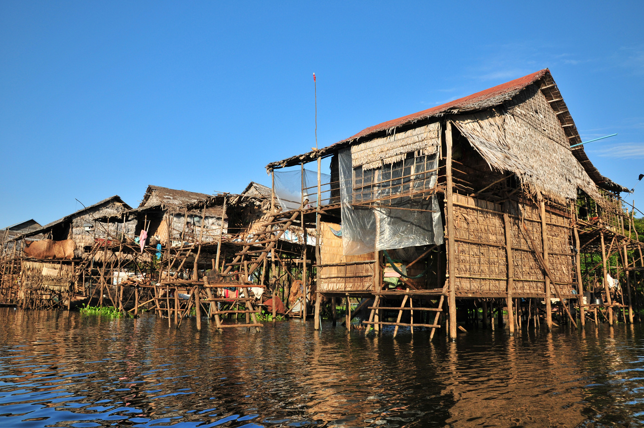 Tonle, Sap, Lake, Cambodia,