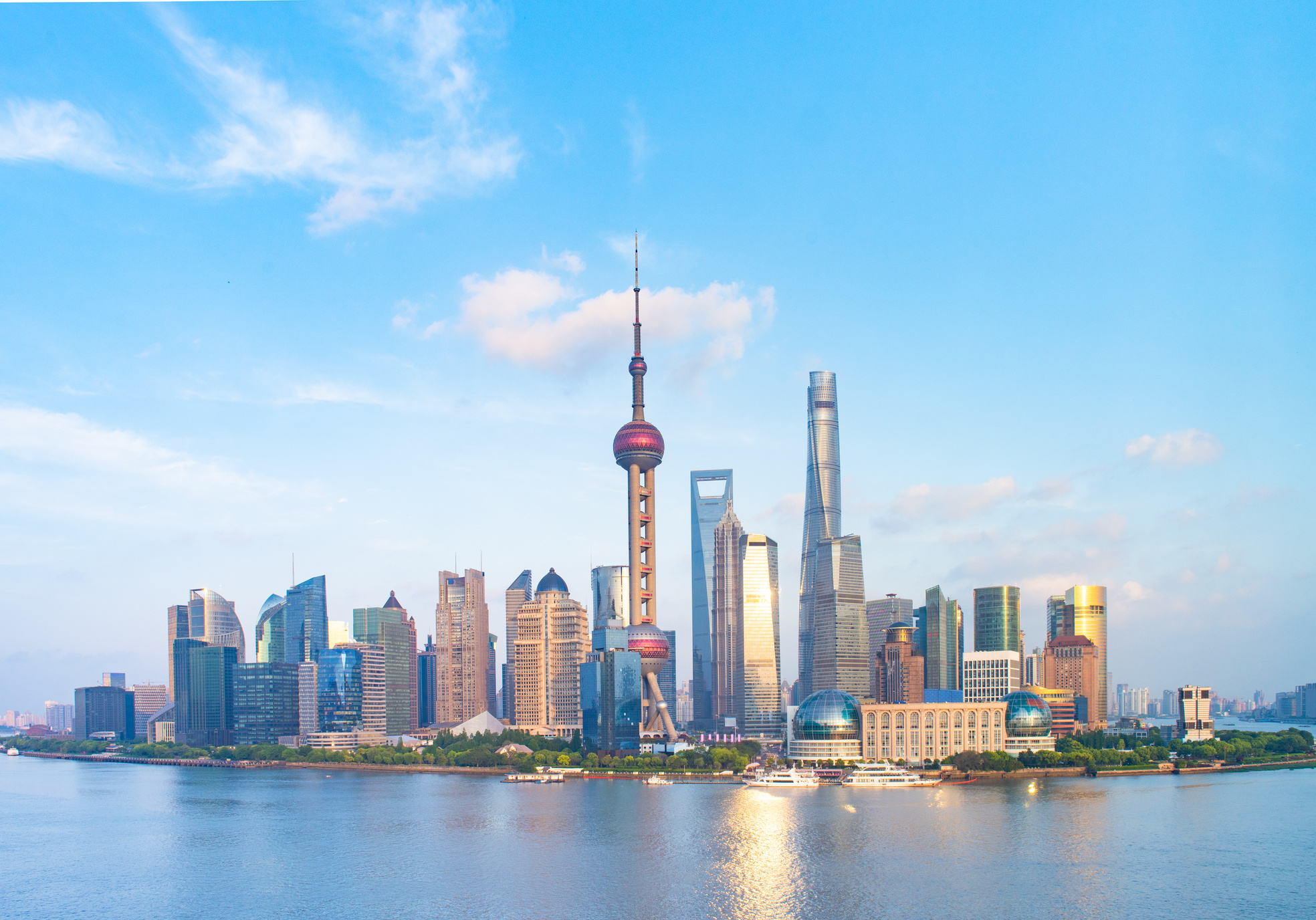 City skyline in Shanghai