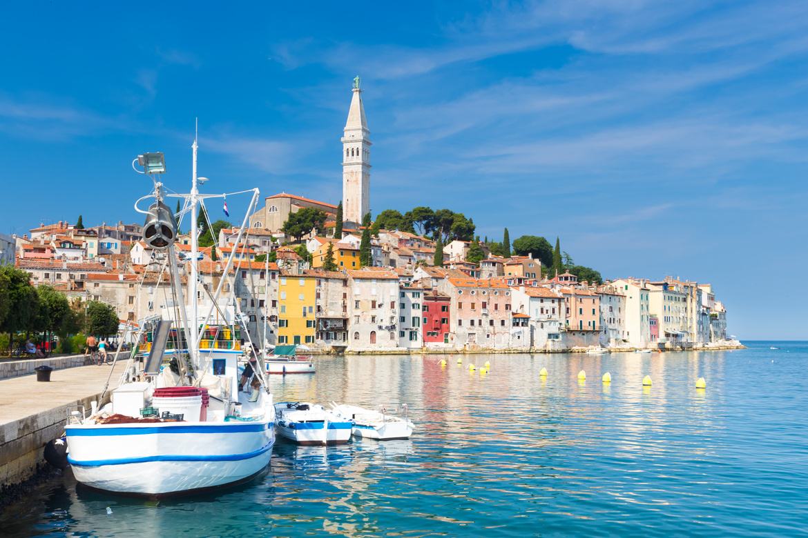 Coastal Town of Rovinj, Istria, Croatia