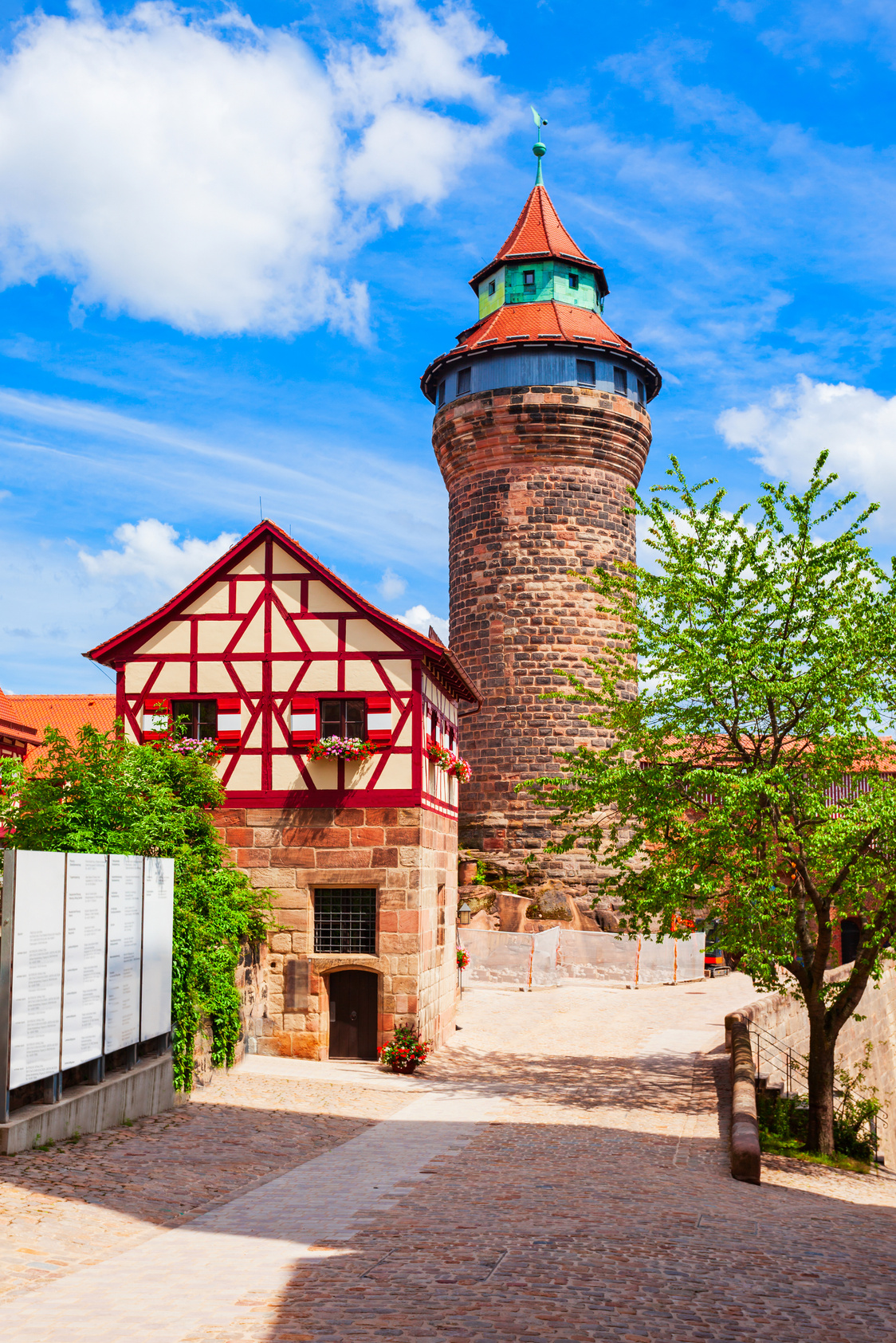 Nuremberg Castle in Nuremberg City, Bavaria