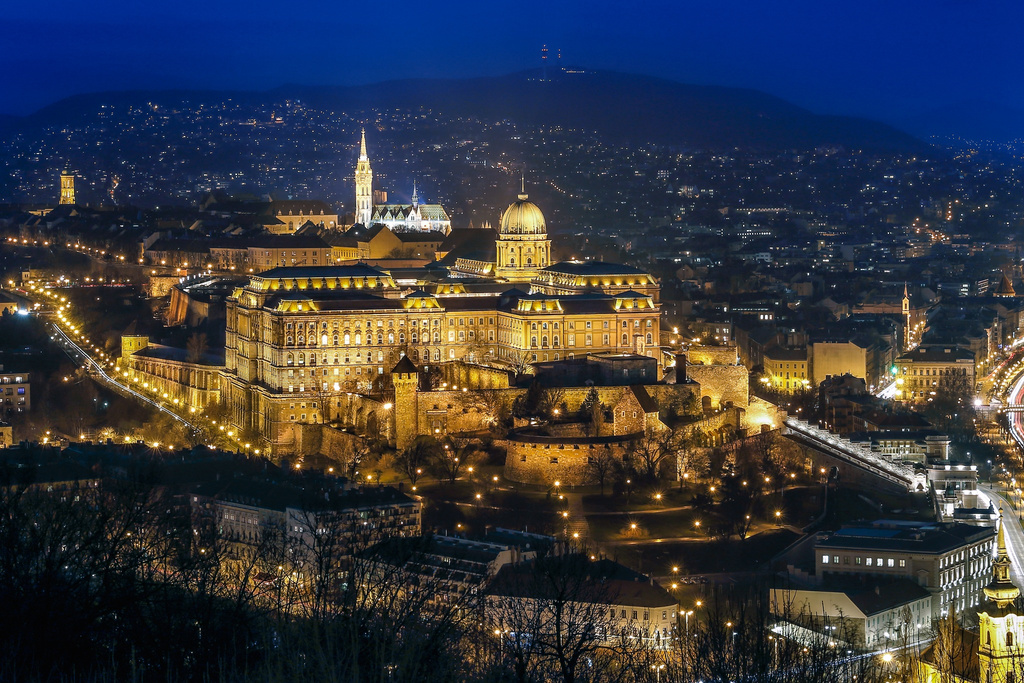 Budapest City At Night