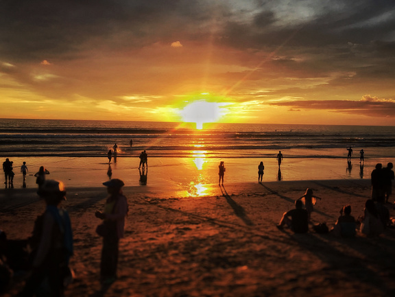 Sunset in Kuta, Bali