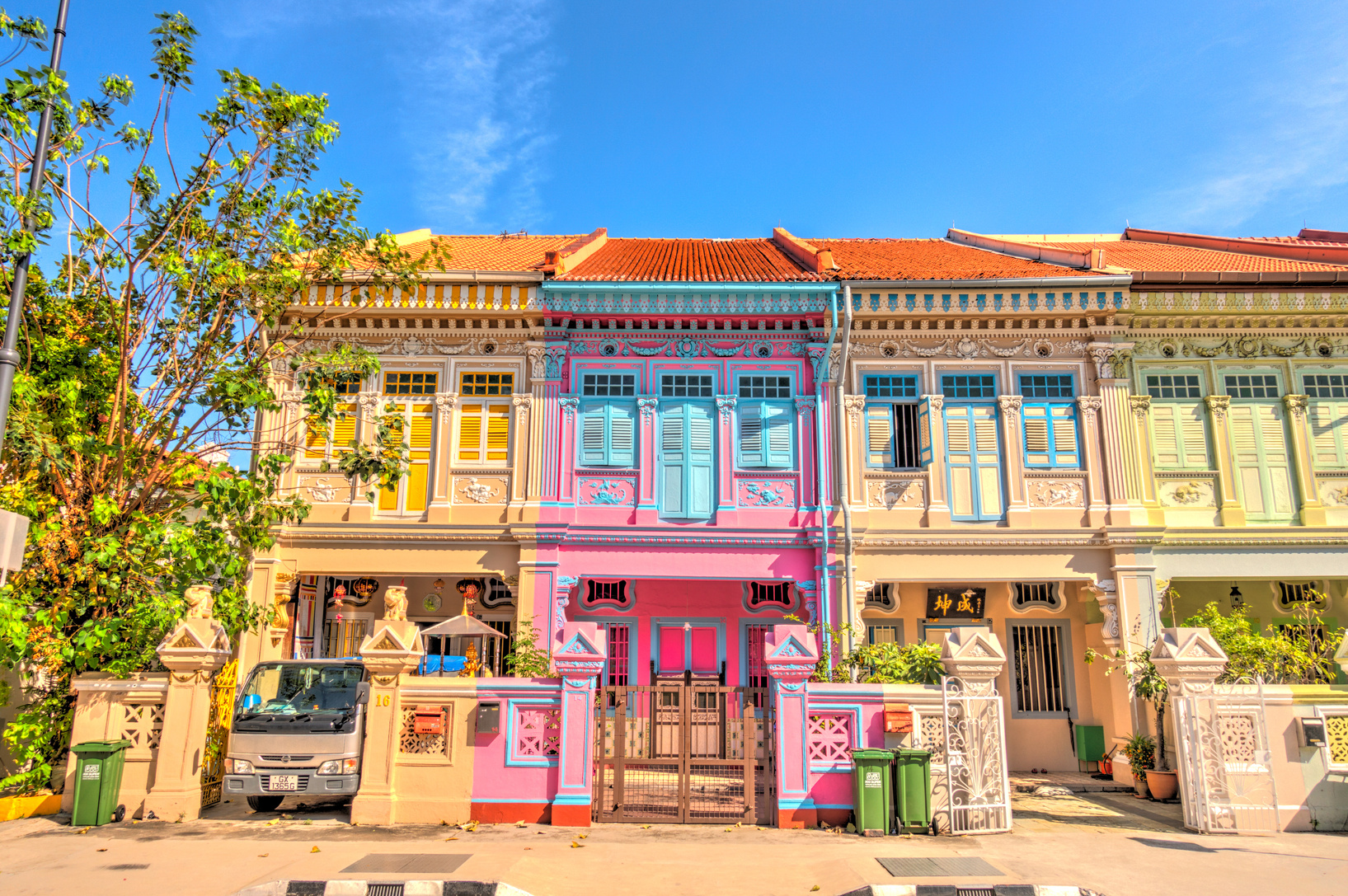 Peranakan houses in Singapore