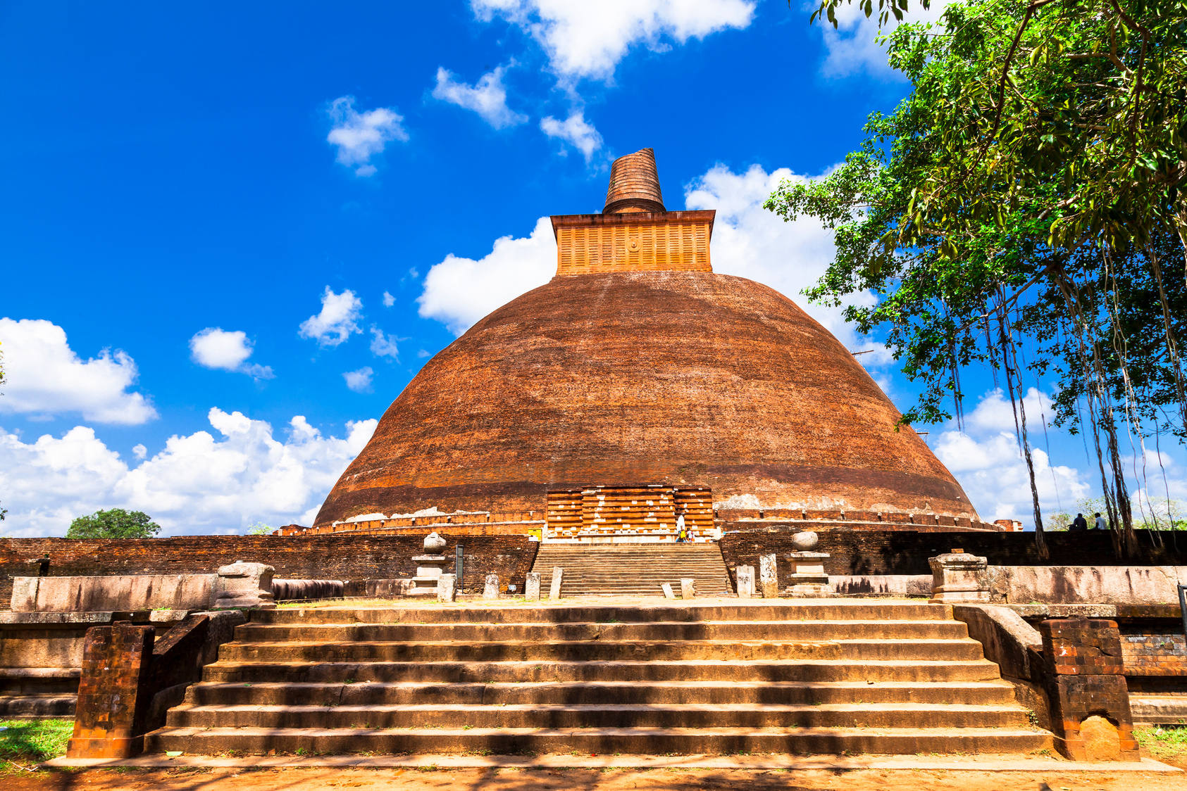 impressive  Temple of Anuradhapura.