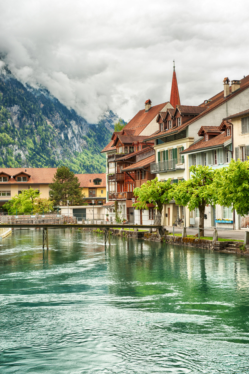 Interlaken and Aare River