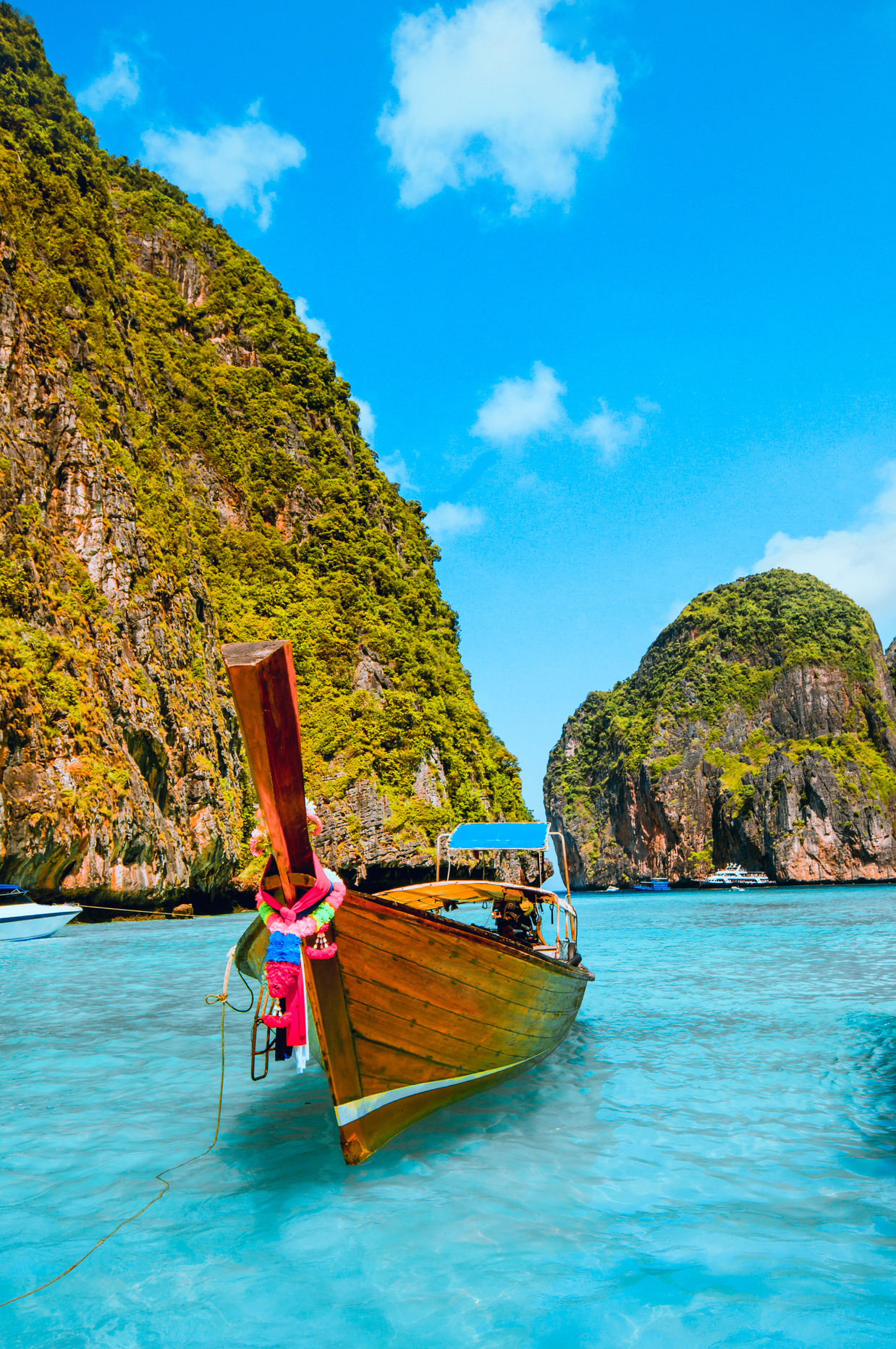 Beautiful Longboat In Phuket, Thailand